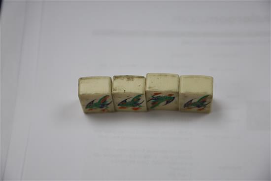 A Chinese mahjong set with lacquer case, Not Ivory but Ivorine